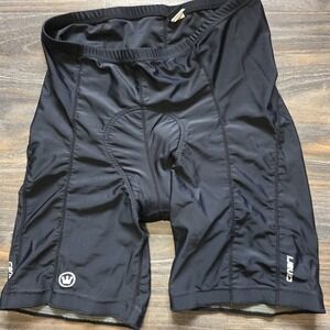 Canari Black Padded Cycling Shorts Men's Size 2XL
